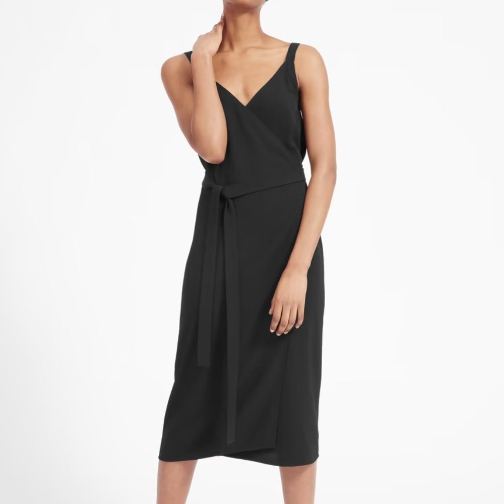 The Japanese GoWeave Tank Wrap Dress